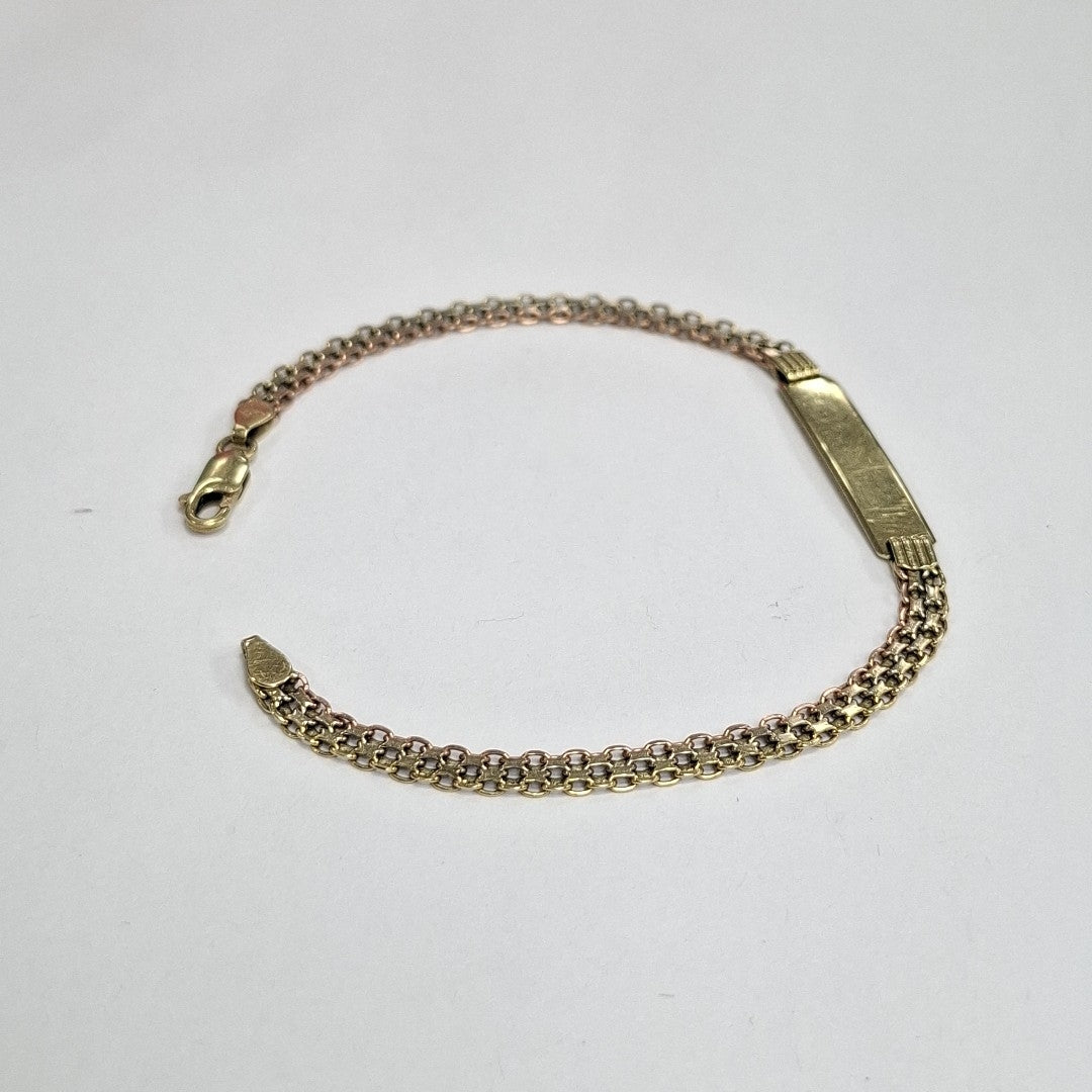 ESCLAVA ORO,ORO COMBINADO 14 K 6,50 GRMS (SEMINUEVO)