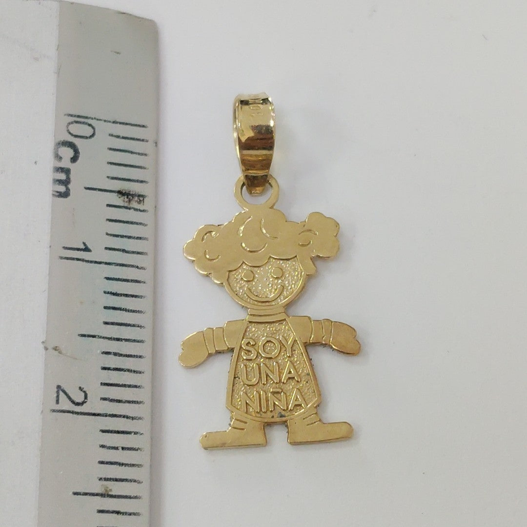 DIJE, MEDALLA RELIGIOSA ORO 10 K 0.8 GRMS (SEMINUEVO)