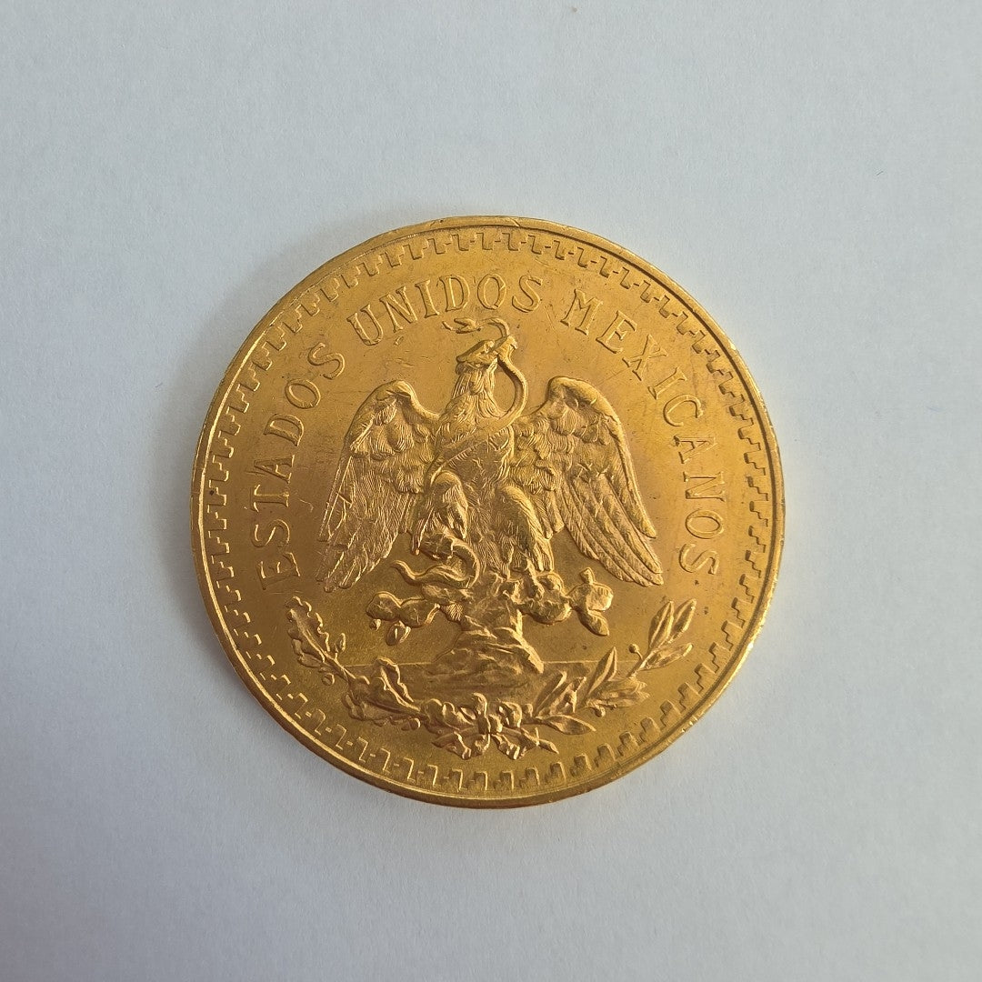 K1 41,60 GRMS 21 K IDENTIFICACIÓN MONEDA NOMINATIVA MONEDAS PESOS 50 PESOS (SEMINUEVO)