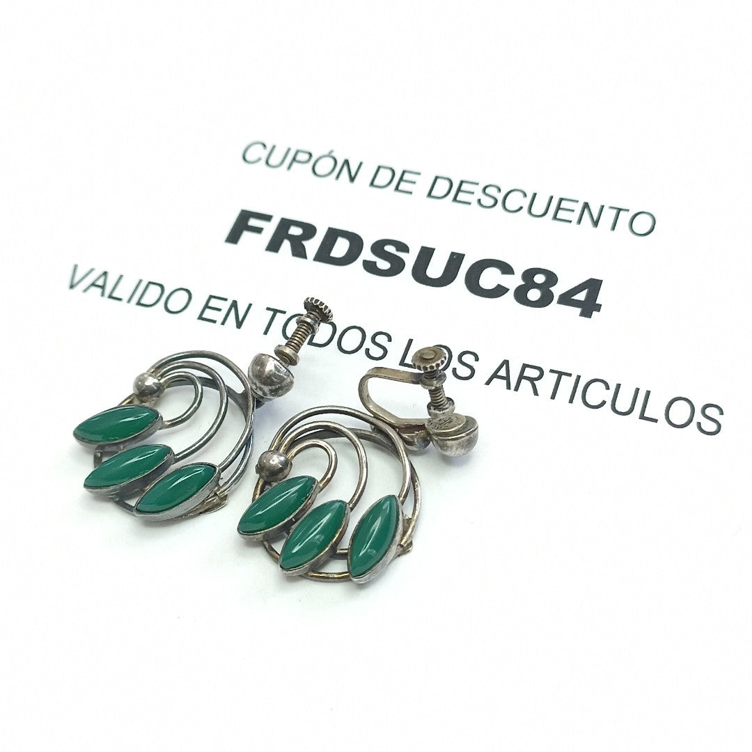 ARETES PAR PLATA 9,50 GRMS (SEMINUEVO)