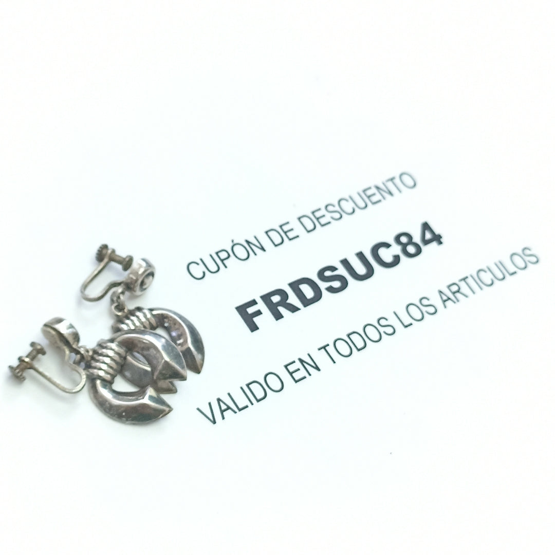 ARETES PAR PLATA 4,10 GRMS (SEMINUEVO)