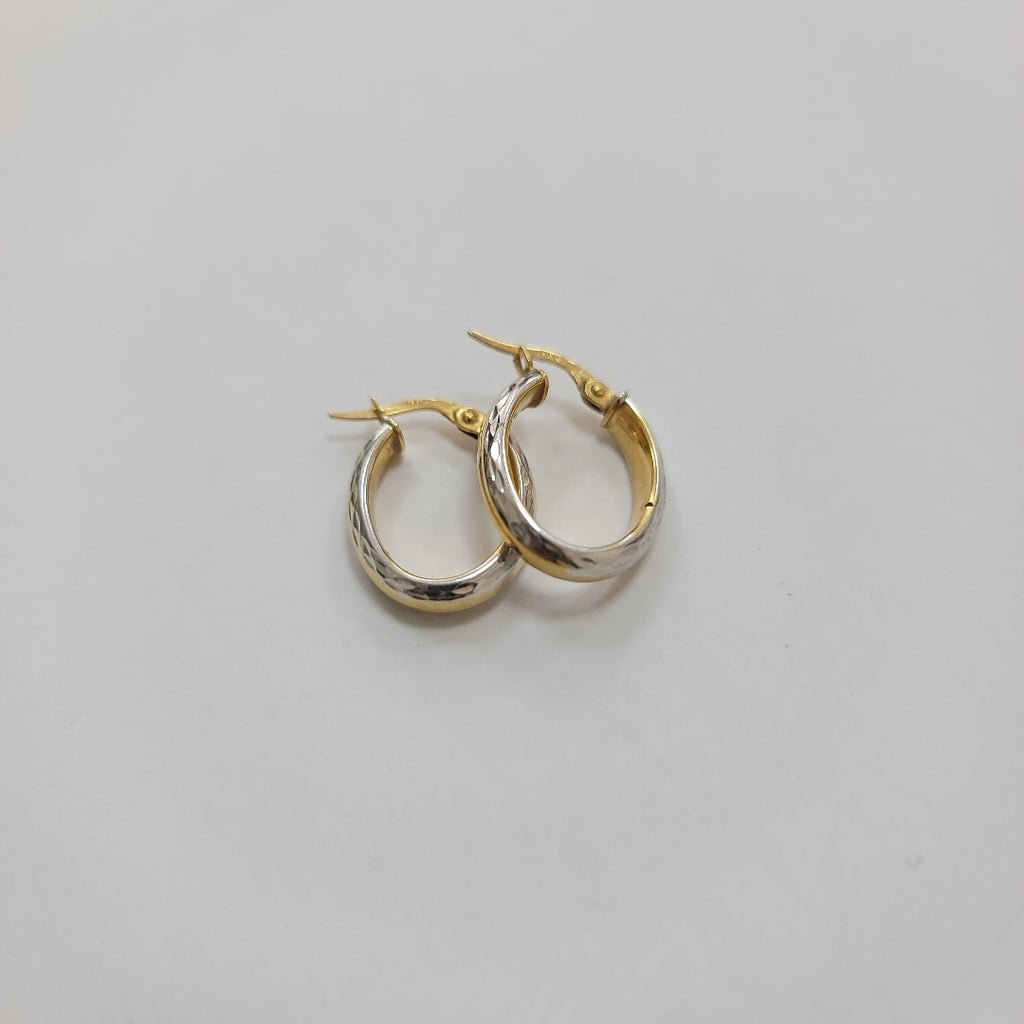 ARRACADAS PAR ORO, ORO COMBINADO 10 K 1.5 GRMS (SEMINUEVO)