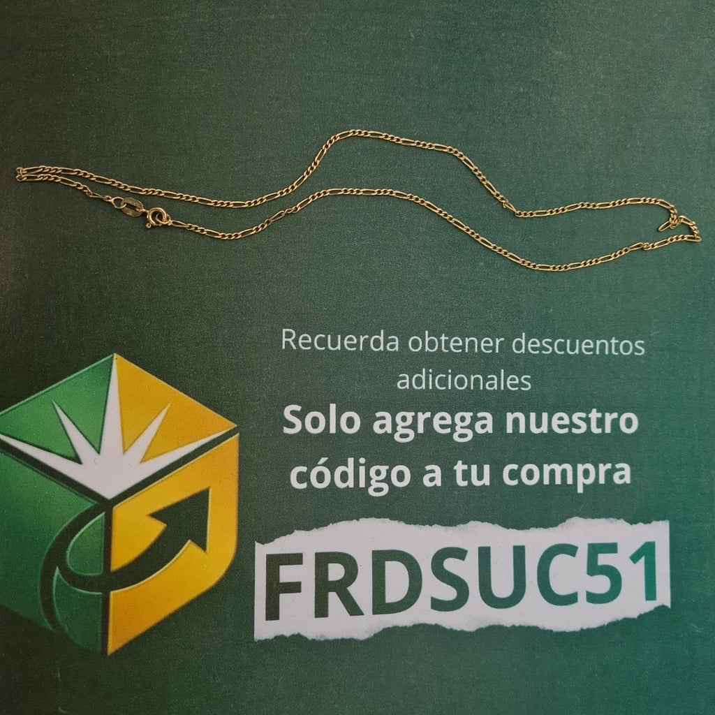 CADENA ORO 14 K 2,90 GRMS (SEMINUEVO)