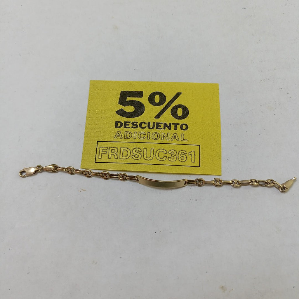 ESCLAVA ORO 14 K 4.9 GRMS (SEMINUEVO)