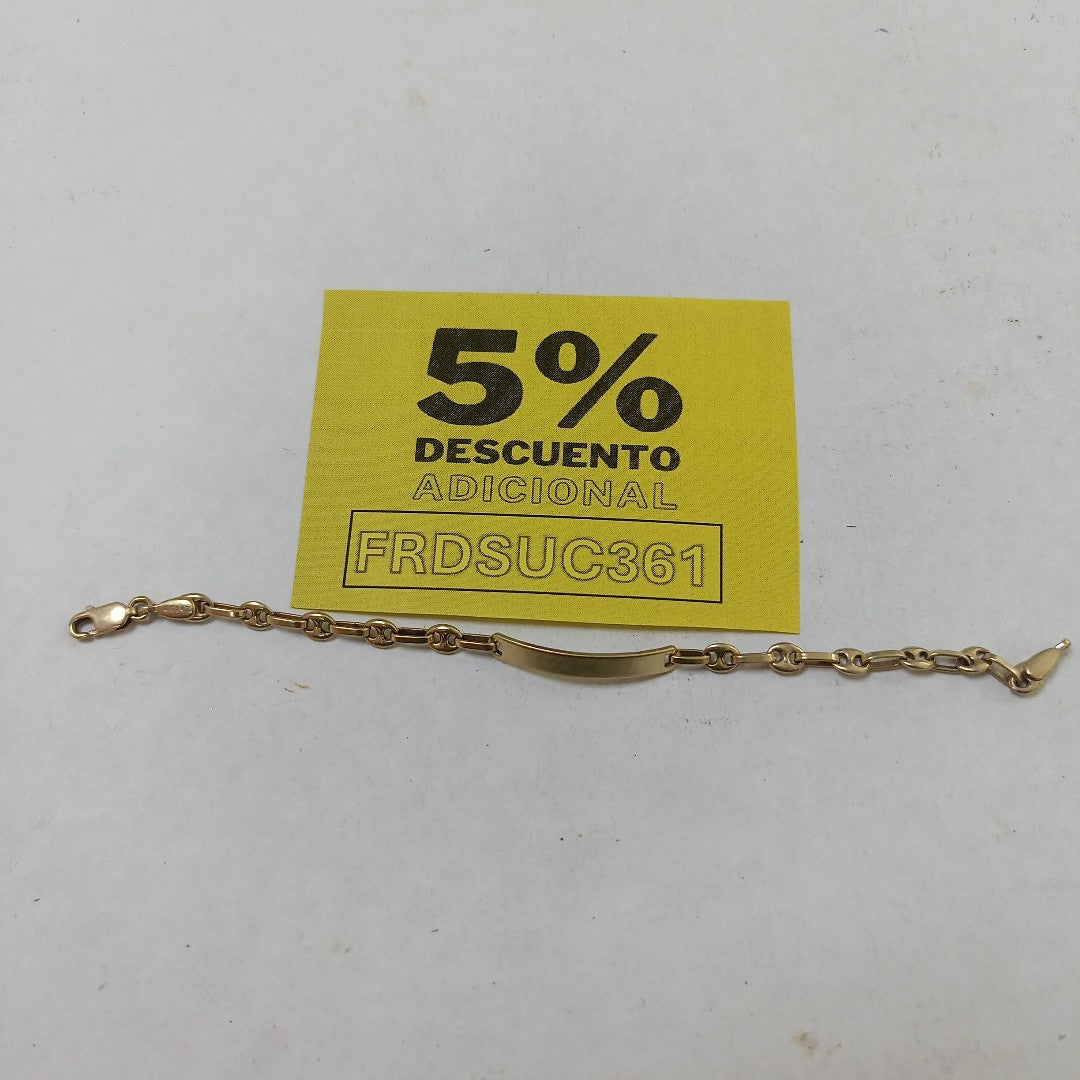 ESCLAVA ORO 14 K 4.9 GRMS (SEMINUEVO)
