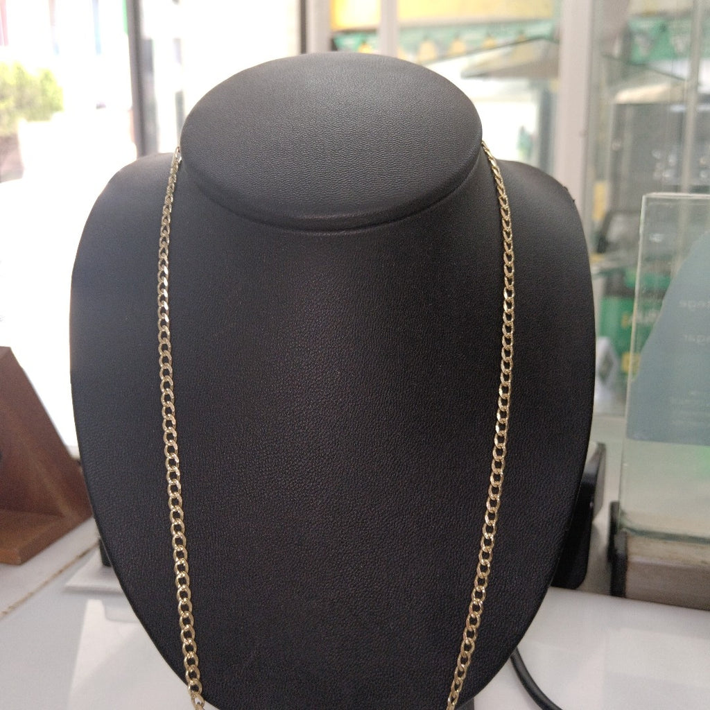 CADENAS BARBADA ORO 14K 55 CM 13.1 GR (NUEVO)