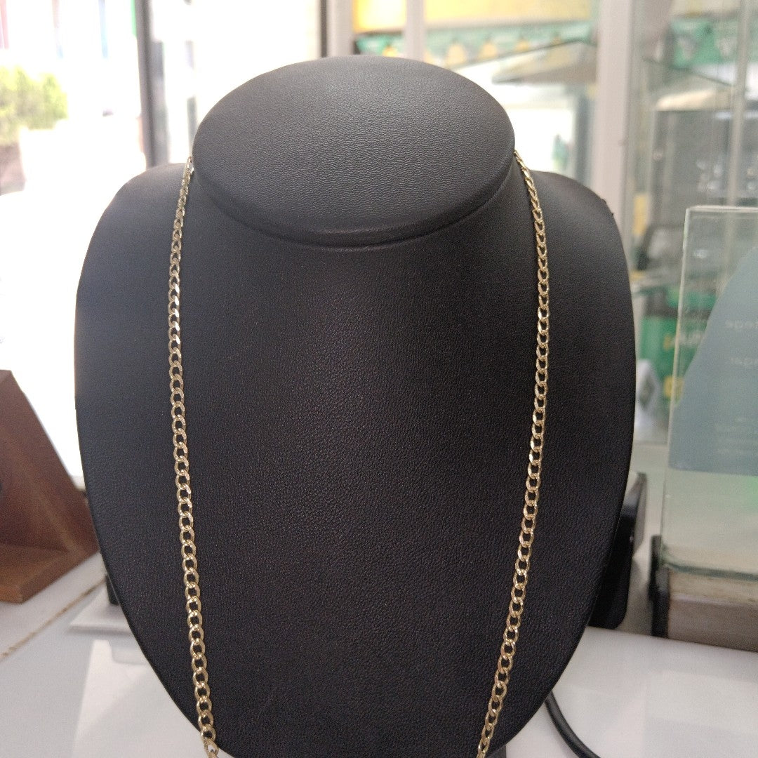 CADENAS BARBADA ORO 14K 55 CM 13.1 GR (NUEVO)
