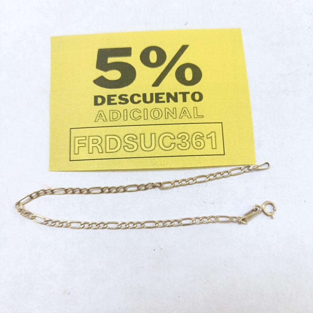 PULSERA ORO 10 K 0.8 GRMS (SEMINUEVO)