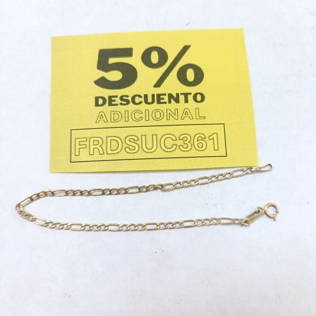 PULSERA ORO 10 K 0.8 GRMS (SEMINUEVO)