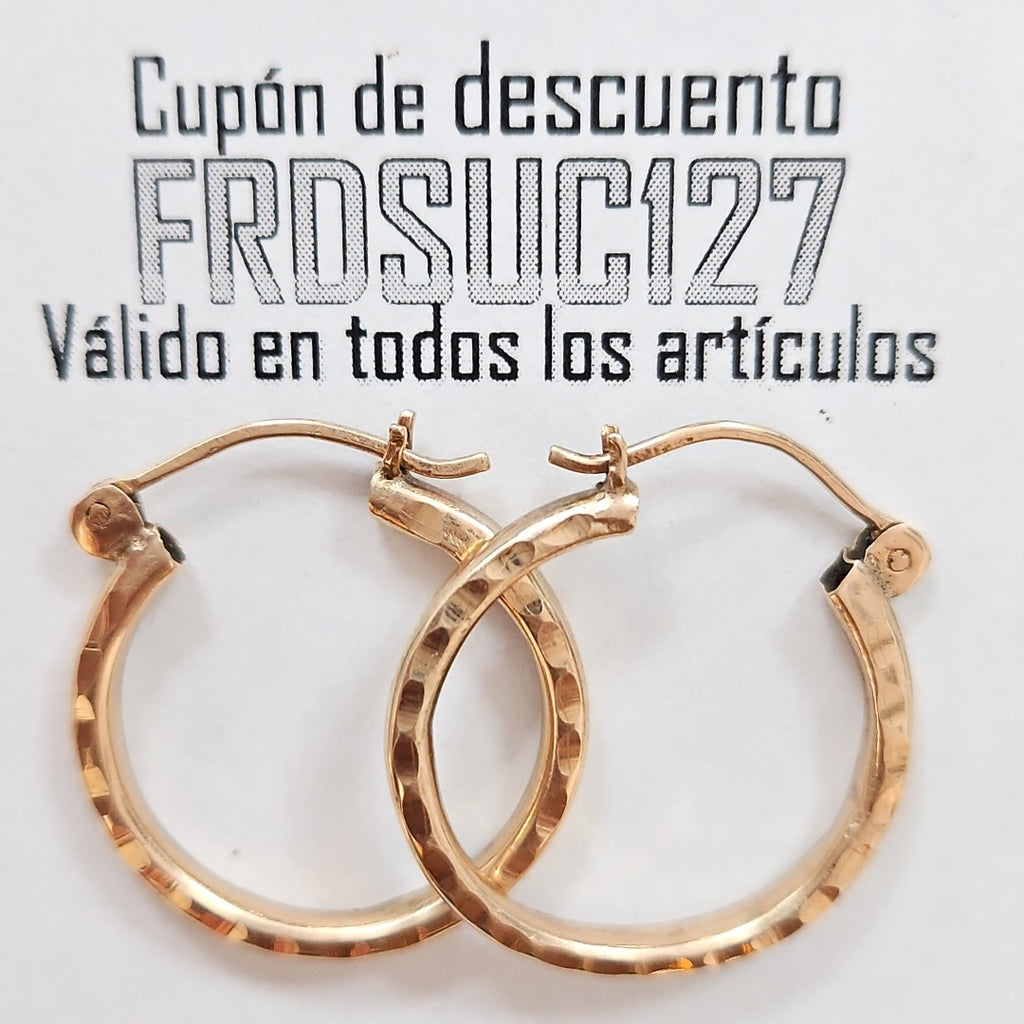 ARRACADAS PAR ORO 8 K 2,00 GRMS (SEMINUEVO)