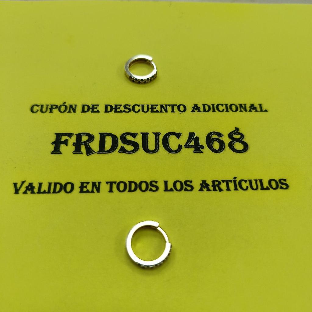 ARRACADAS PAR ORO 14 K 1.7 GRMS (SEMINUEVO)