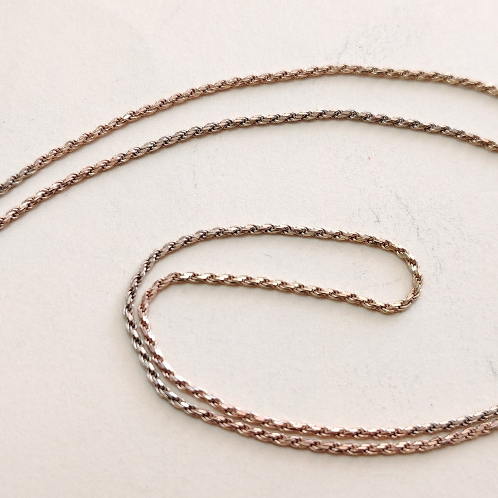 CADENA ORO COMBINADO 14 K 4,00 GRMS (SEMINUEVO)