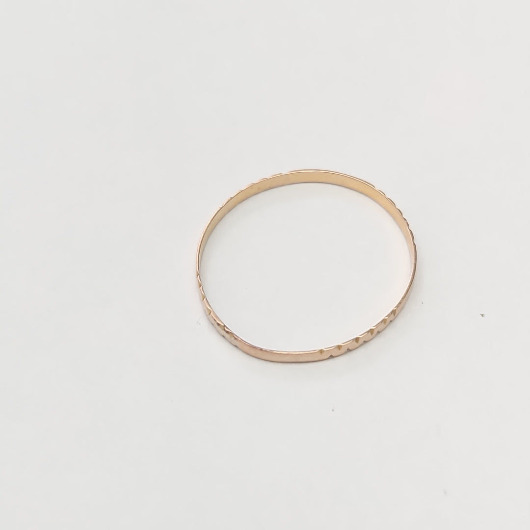 ANILLO ORO 8 K 0,30 GRMS (SEMINUEVO)