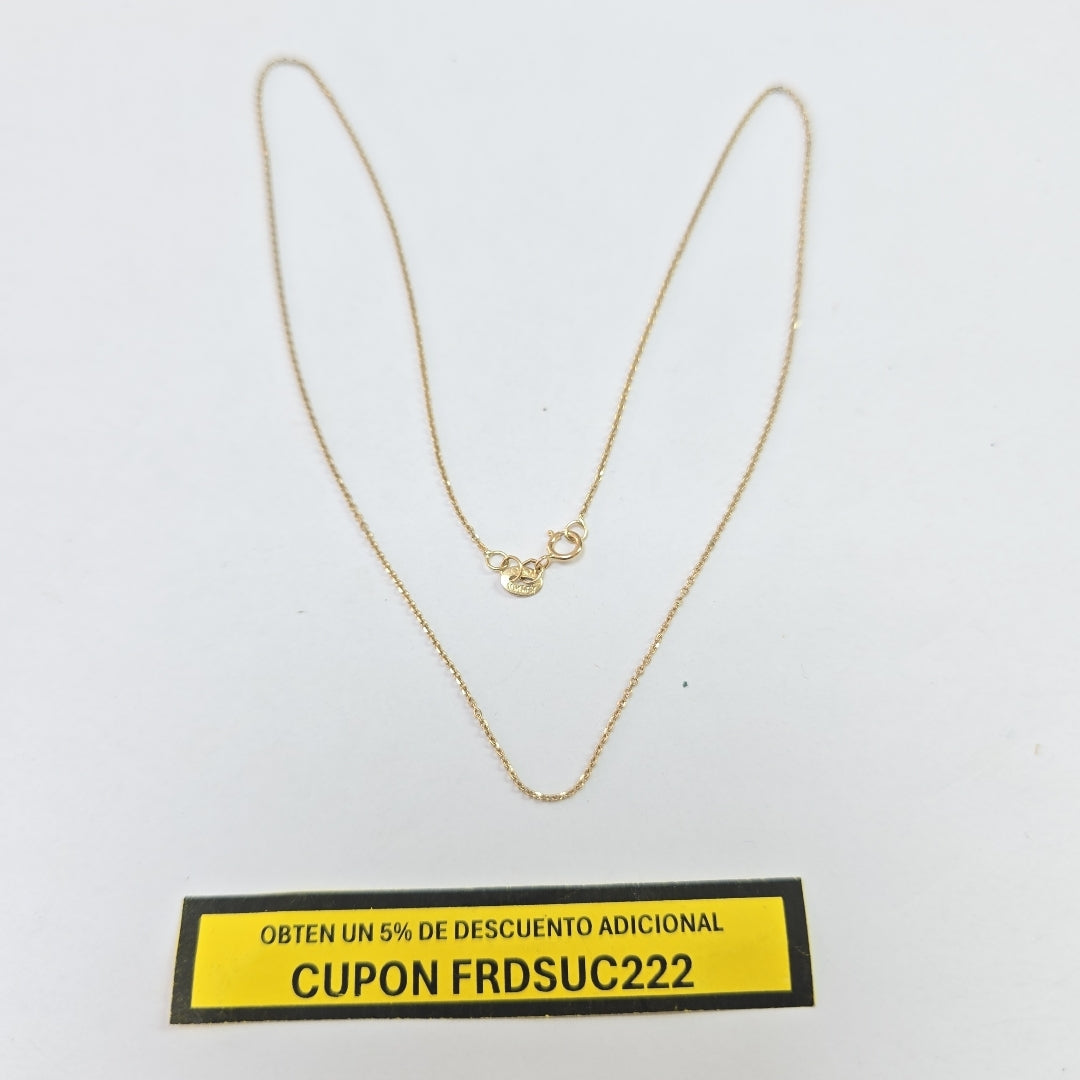 CADENA ORO 10 K 1.3 GRMS (SEMINUEVO)