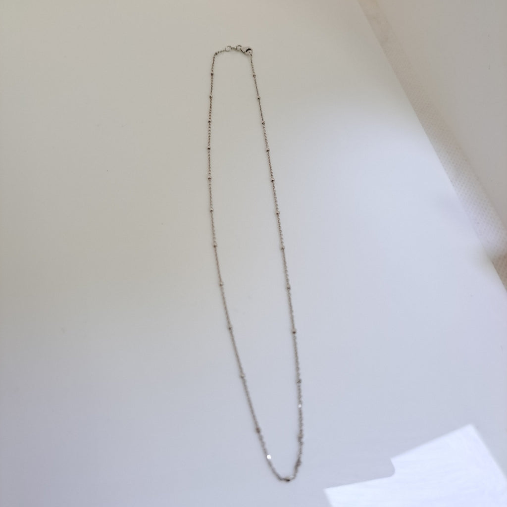 GARGANTILLA ORO BLANCO 14 K 1,90 GRMS (SEMINUEVO)