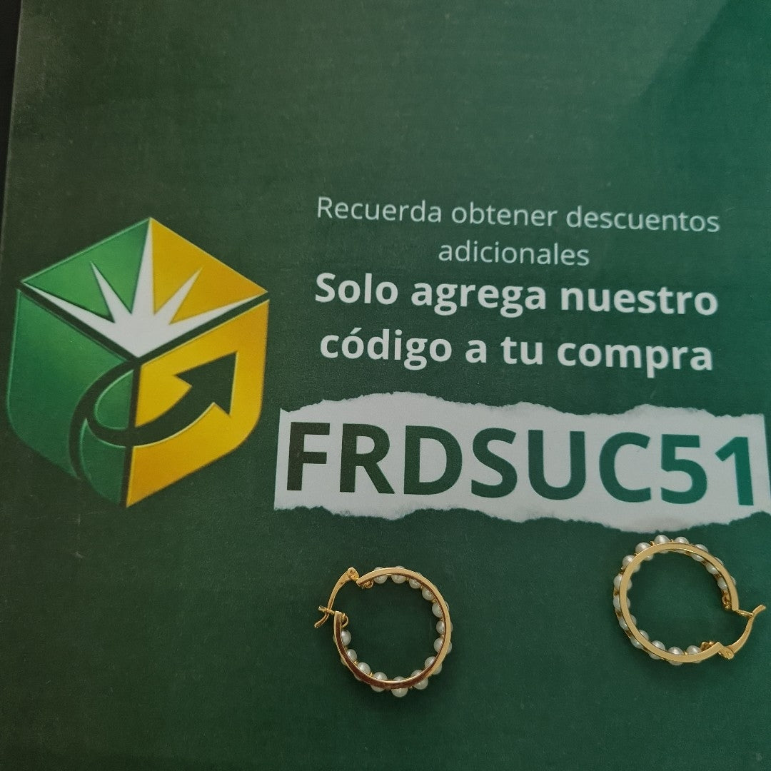 ARRACADAS PAR ORO 14 K 9,10 GRMS (SEMINUEVO)