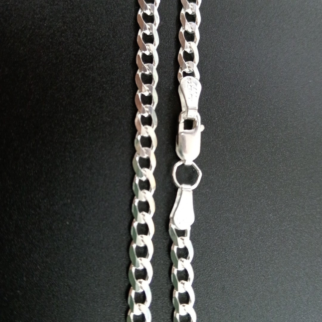 PULSERA BARBADA PLATA .925 21 CM 4.13 GR (NUEVO)
