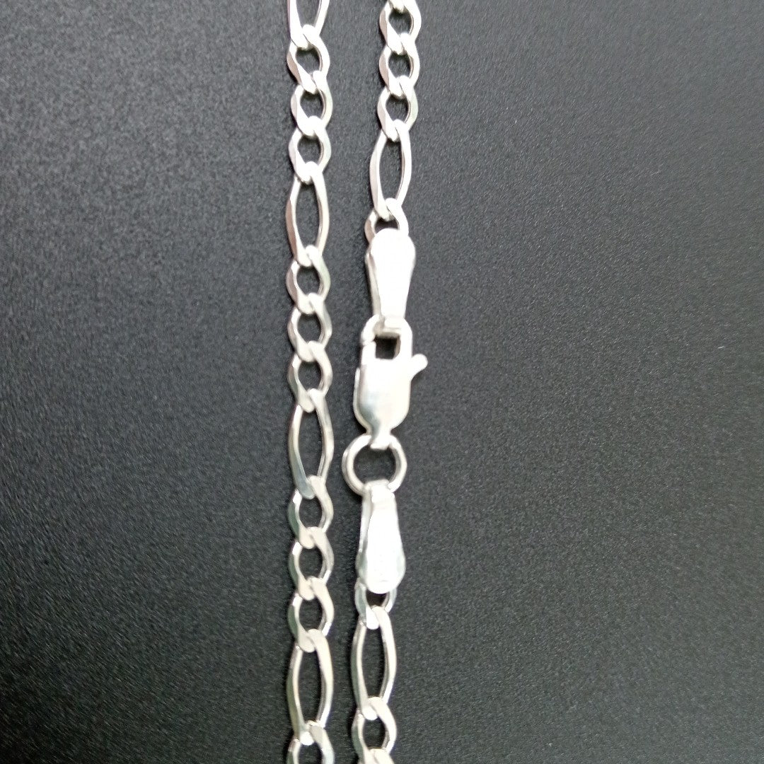 PULSERA TEJIDO 3X1 PLATA .925 21 CM 3.2 GR (NUEVO)