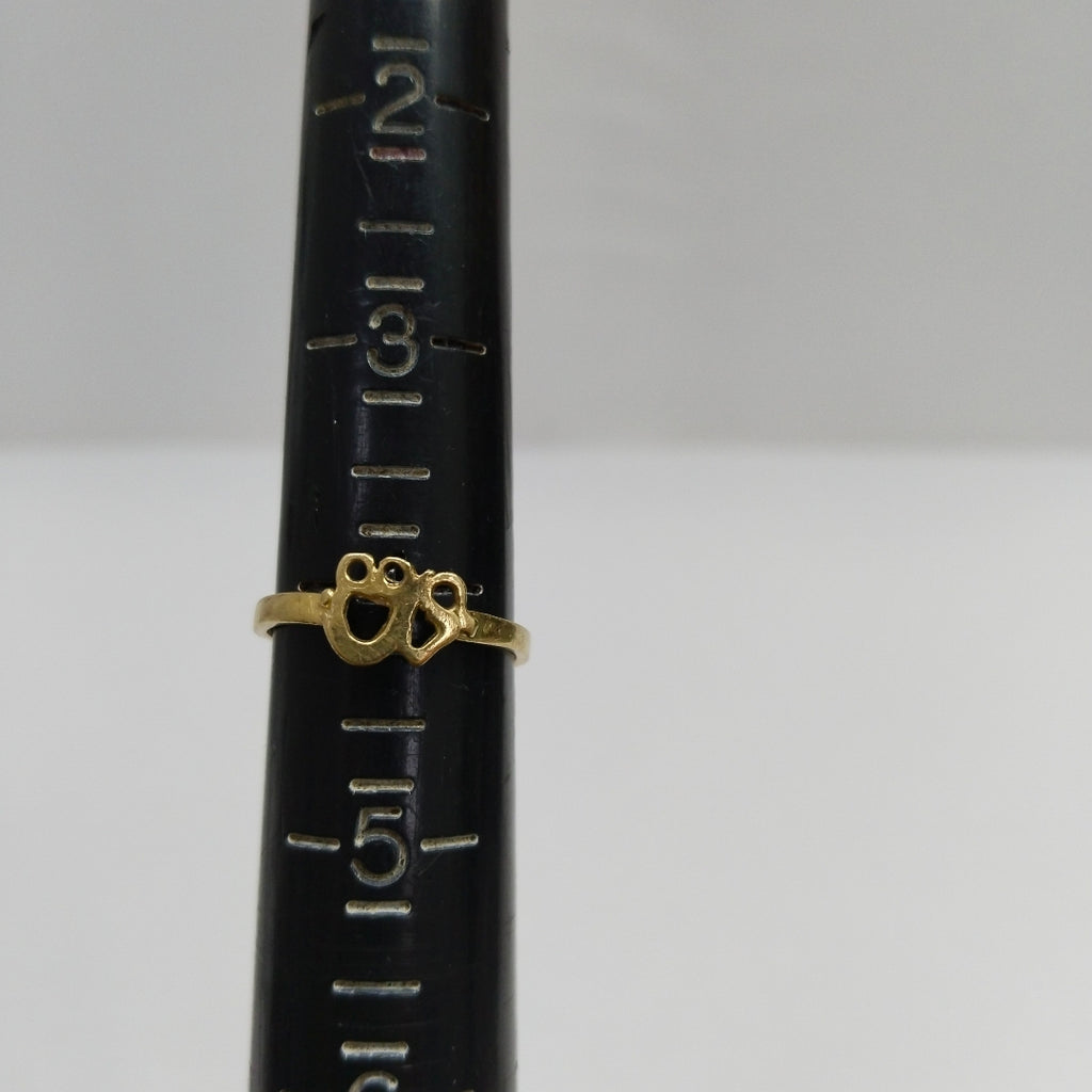 ANILLO ORO 10 K 1,20 GRMS (SEMINUEVO)
