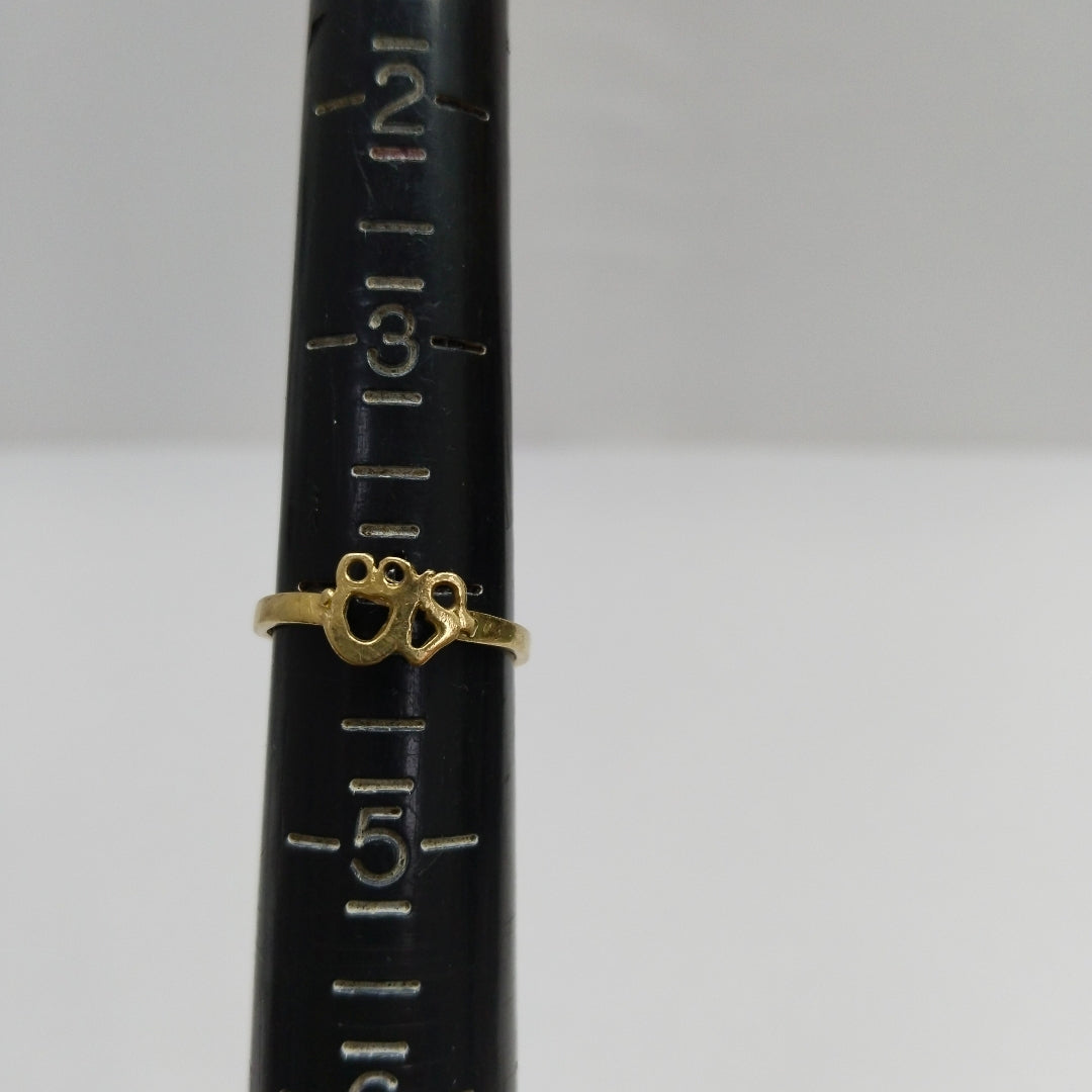 ANILLO ORO 10 K 1,20 GRMS (SEMINUEVO)
