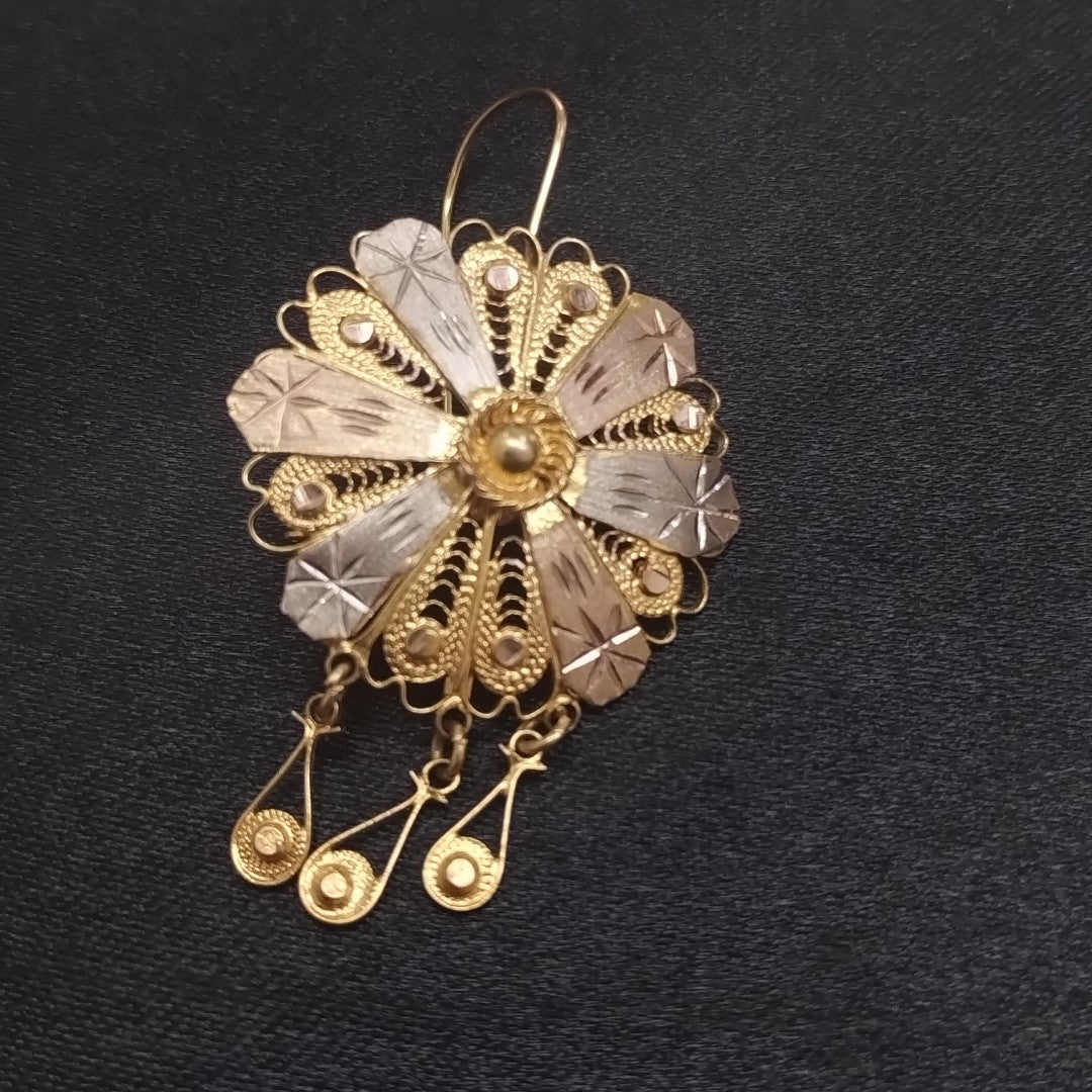 ARETES PAR ORO 10 K 6.7 GRMS (SEMINUEVO)