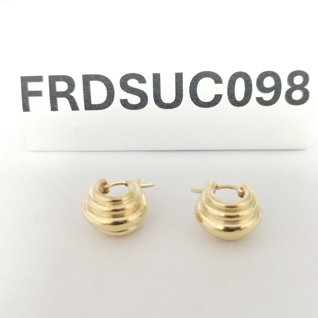 ARETES PAR ORO 14 K 3.3 GRMS (SEMINUEVO)