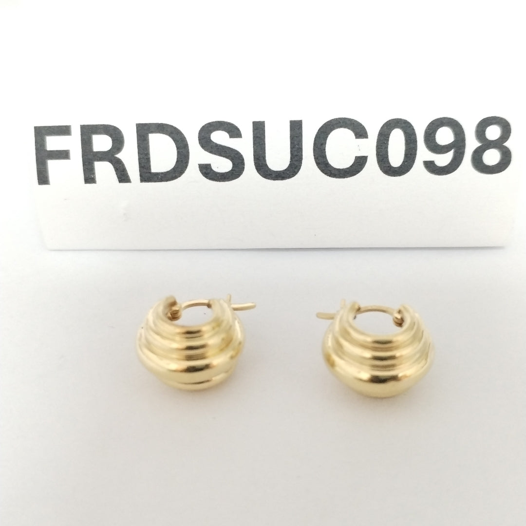 ARETES PAR ORO 14 K 3.3 GRMS (SEMINUEVO)