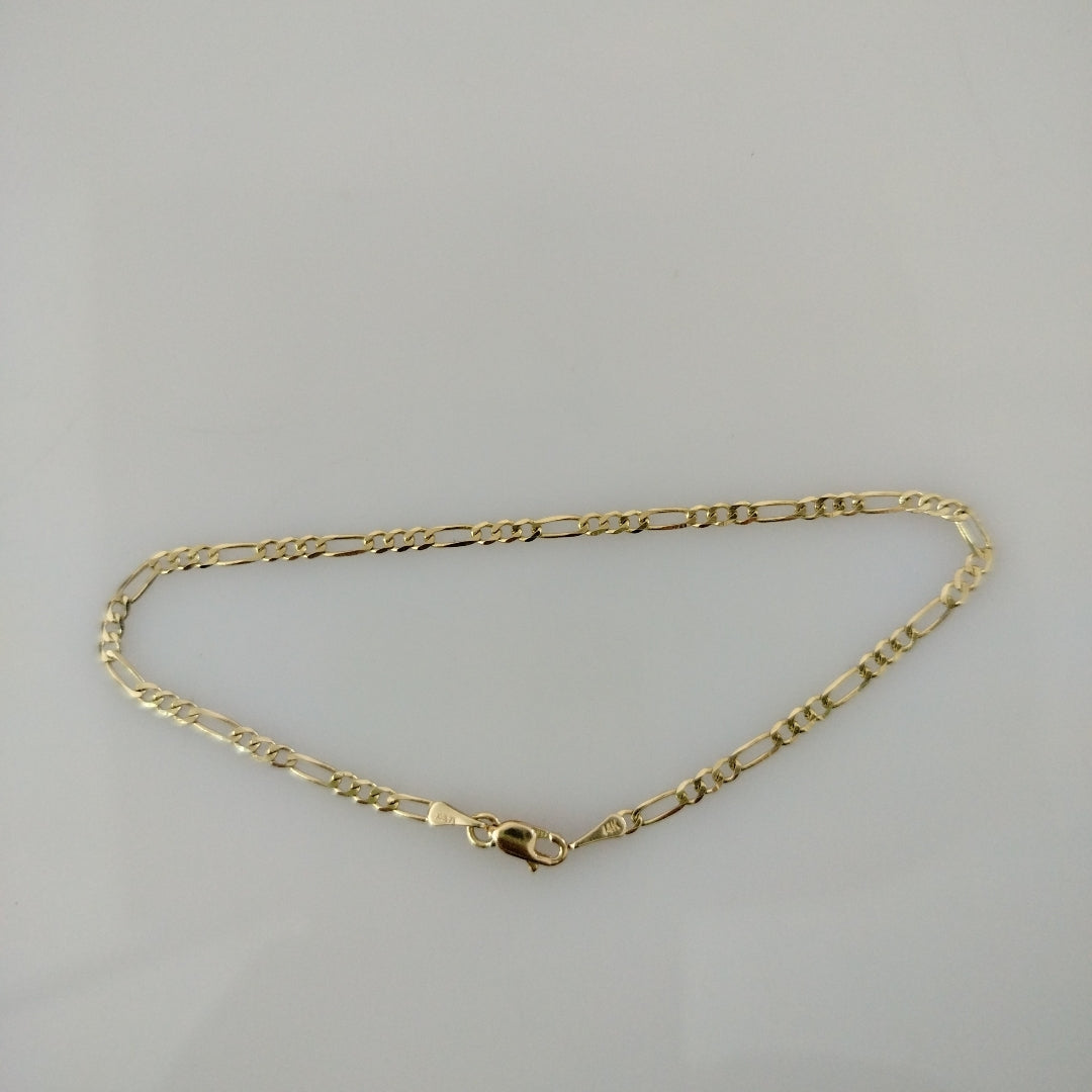 PULSERAS 3X1 ORO 14K 21 CM 2.1 GR (NUEVO)