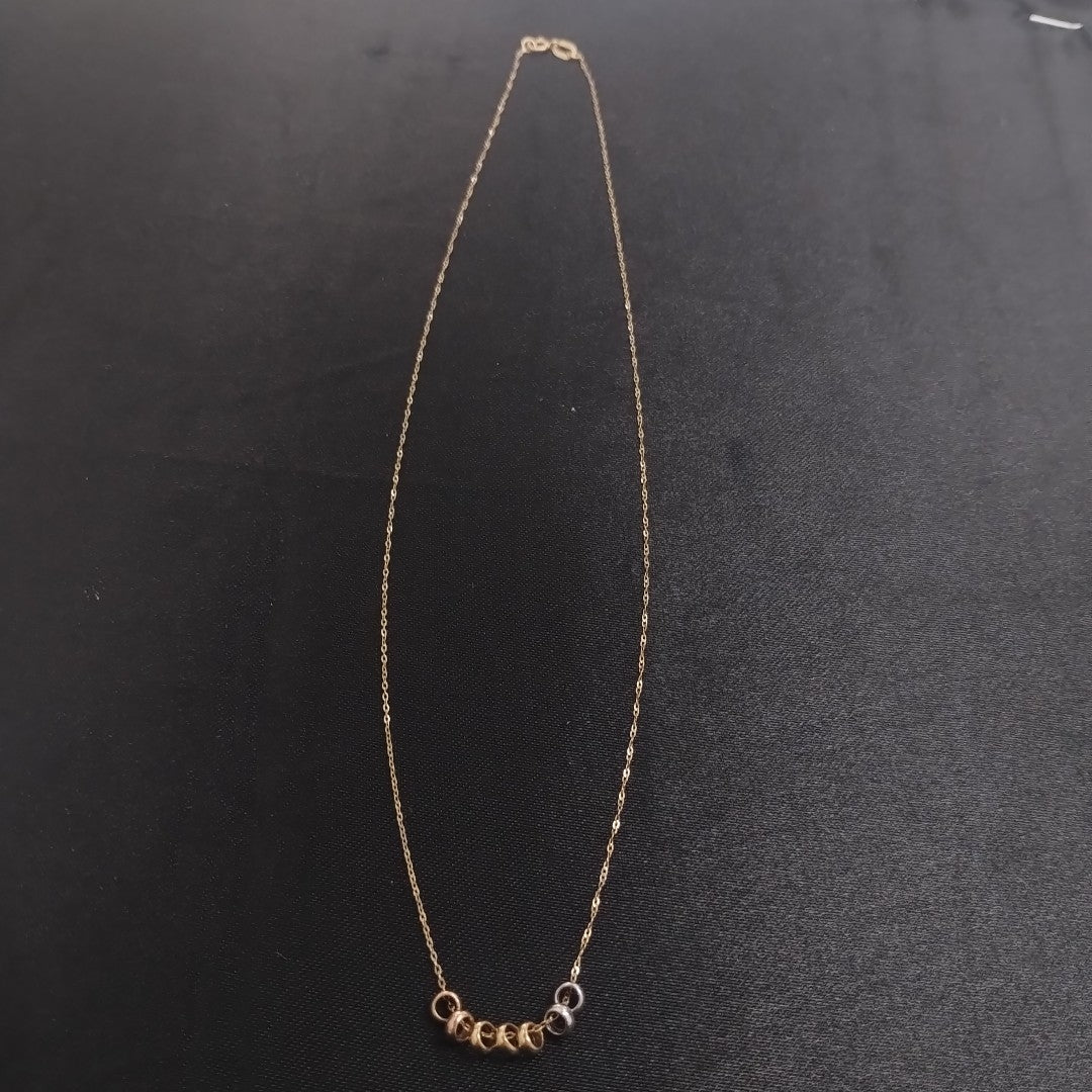 GARGANTILLA ORO 14 K 0.7 GRMS (SEMINUEVO)