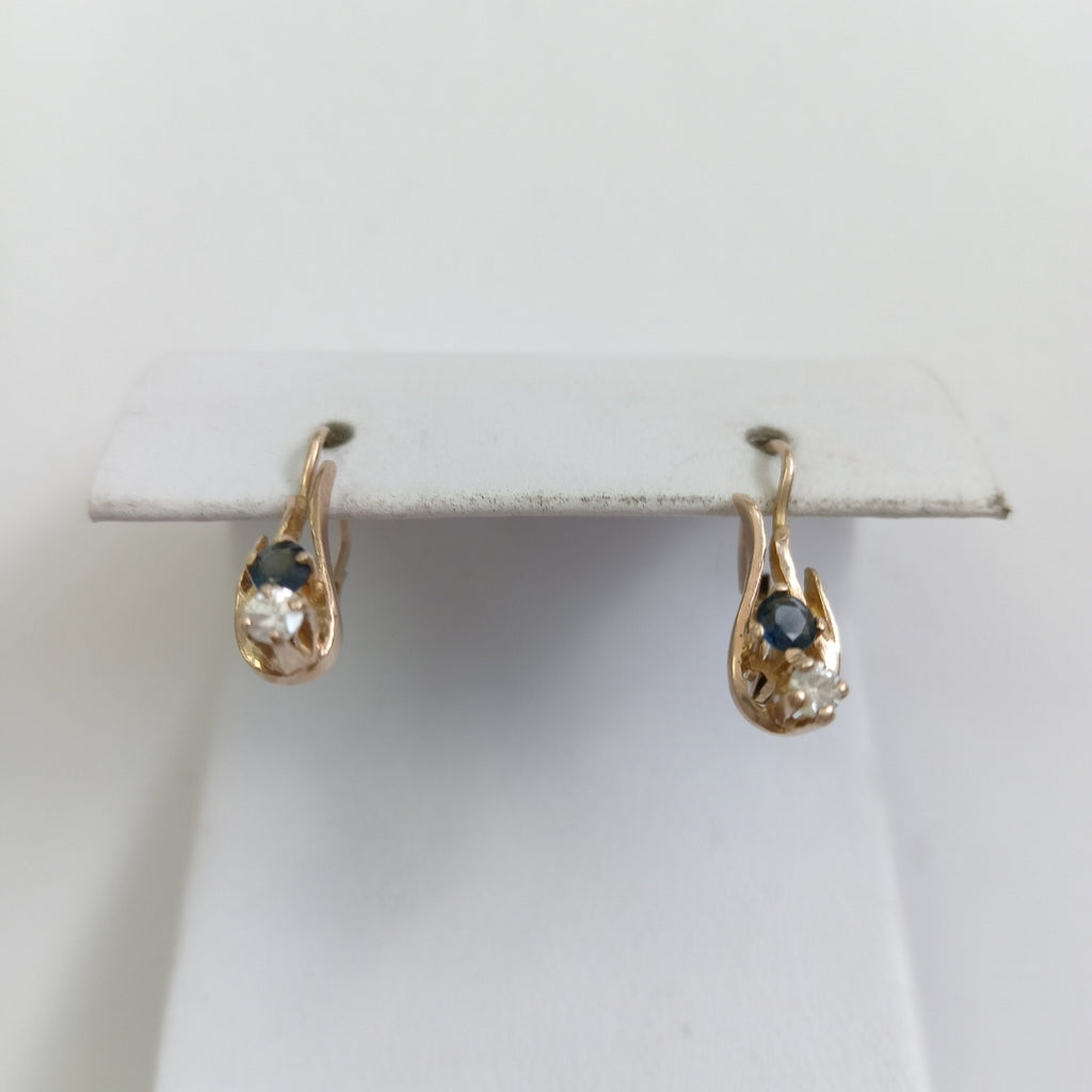 ARETES PAR ORO 10 K 1,90 GRMS (SEMINUEVO)