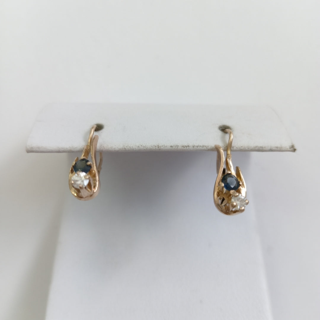 ARETES PAR ORO 10 K 1,90 GRMS (SEMINUEVO)