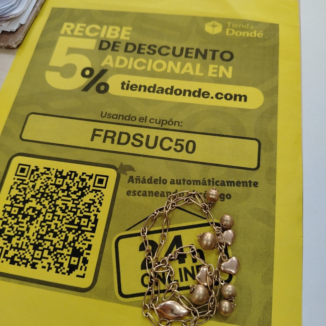 GARGANTILLA ORO 14 K 14.4 GRMS (SEMINUEVO)