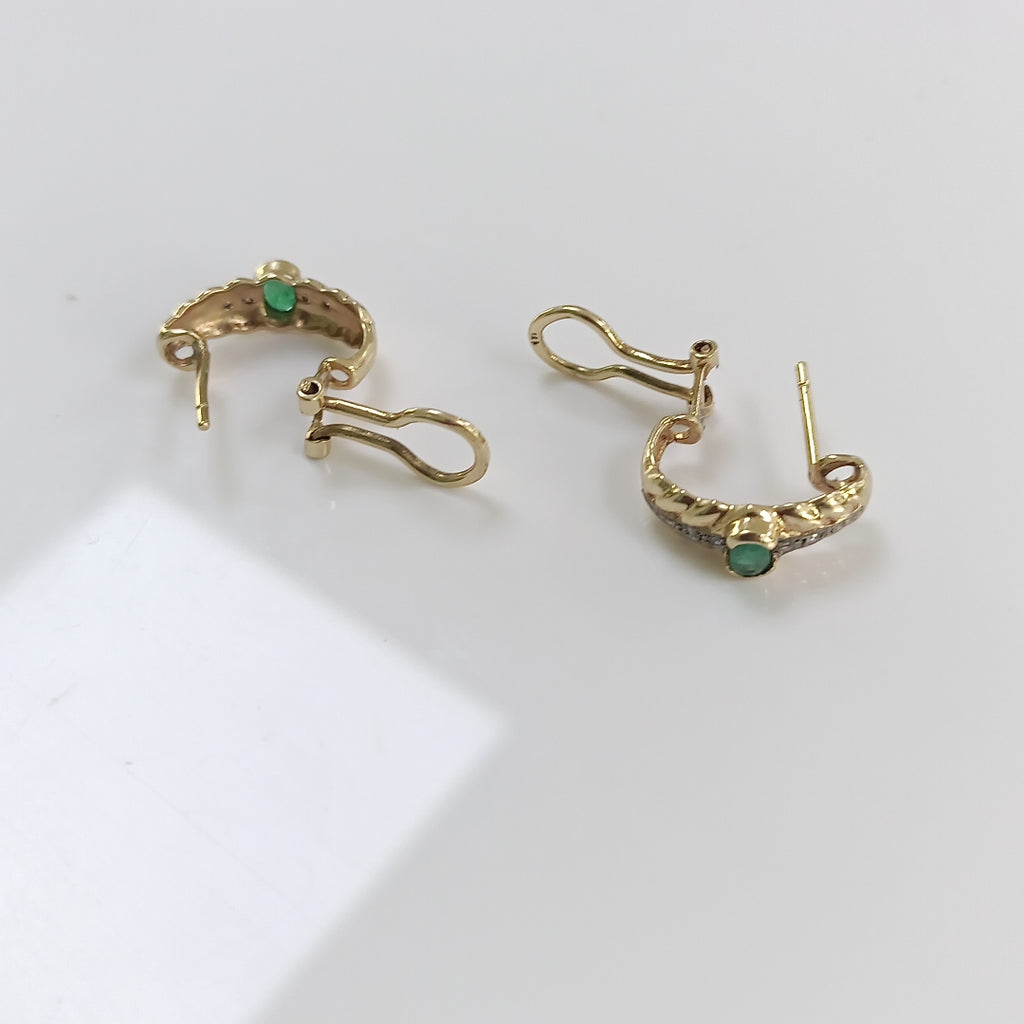 ARRACADAS PAR ORO 14 K 4,80 GRMS (SEMINUEVO)