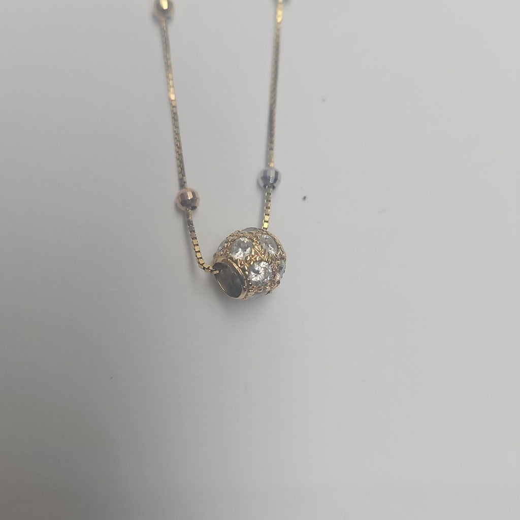 GARGANTILLA ORO 14 K 3.3 GRMS (SEMINUEVO)