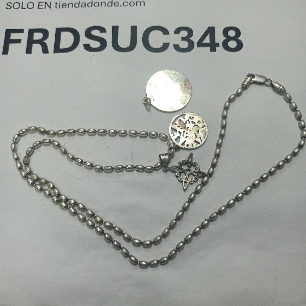 CADENA, DIJE PLATA 20.6 GRMS (SEMINUEVO)