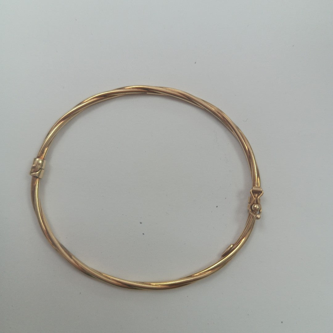 PULSERA RIGIDA ORO 14 K 9.7 GRMS (SEMINUEVO)
