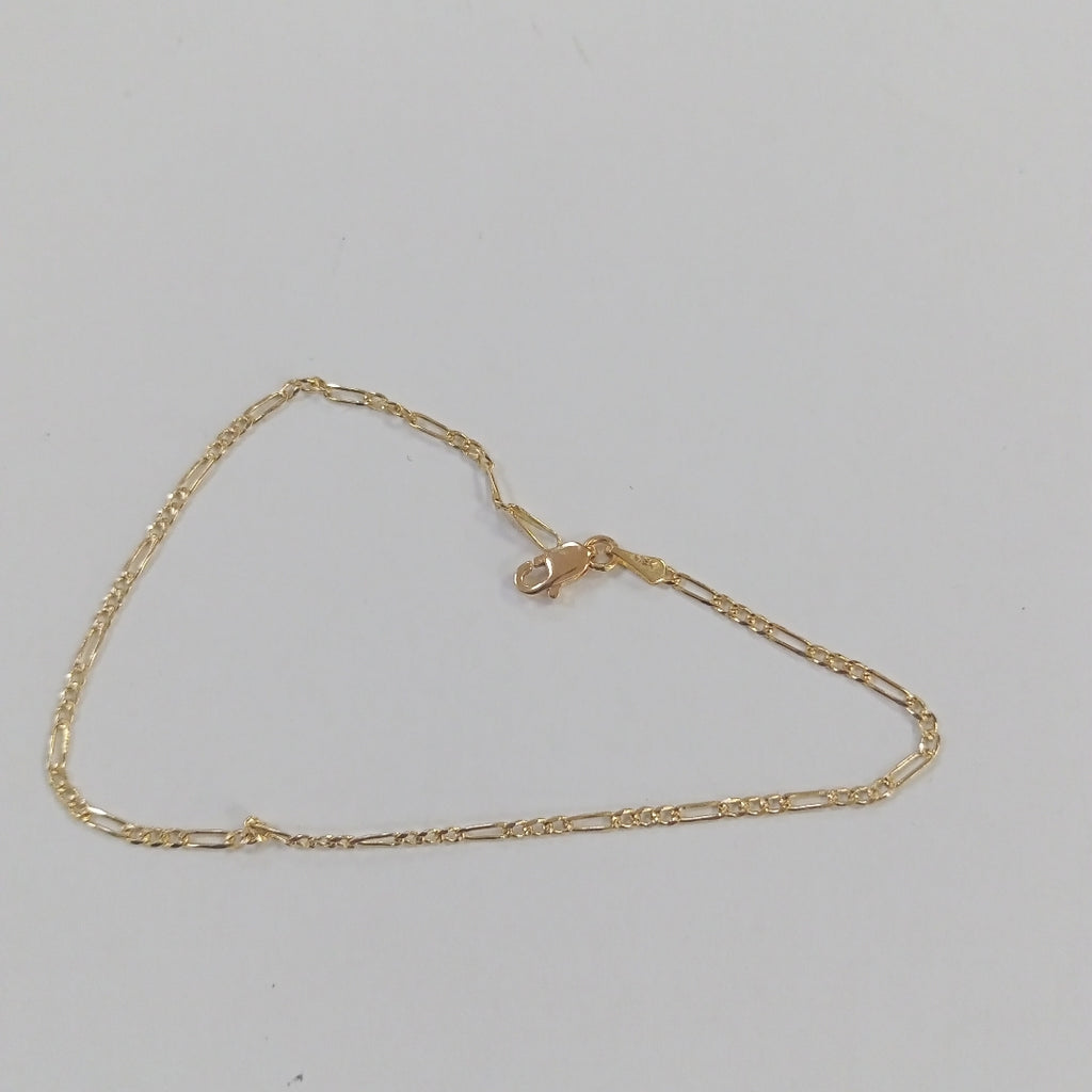 PULSERAS BARBADA ORO 14K 21 CM 1.7 GR (NUEVO)