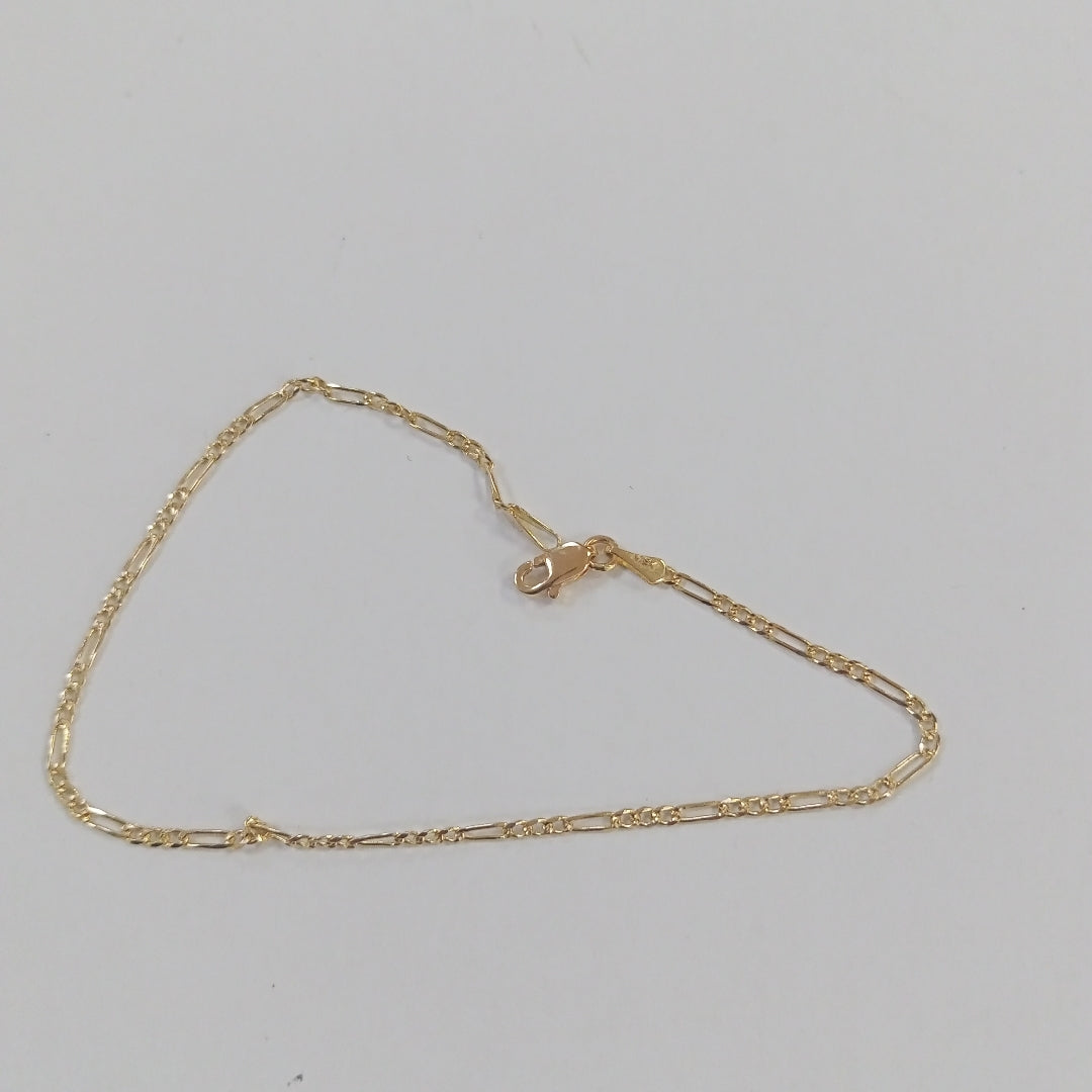 PULSERAS BARBADA ORO 14K 21 CM 1.7 GR (NUEVO)