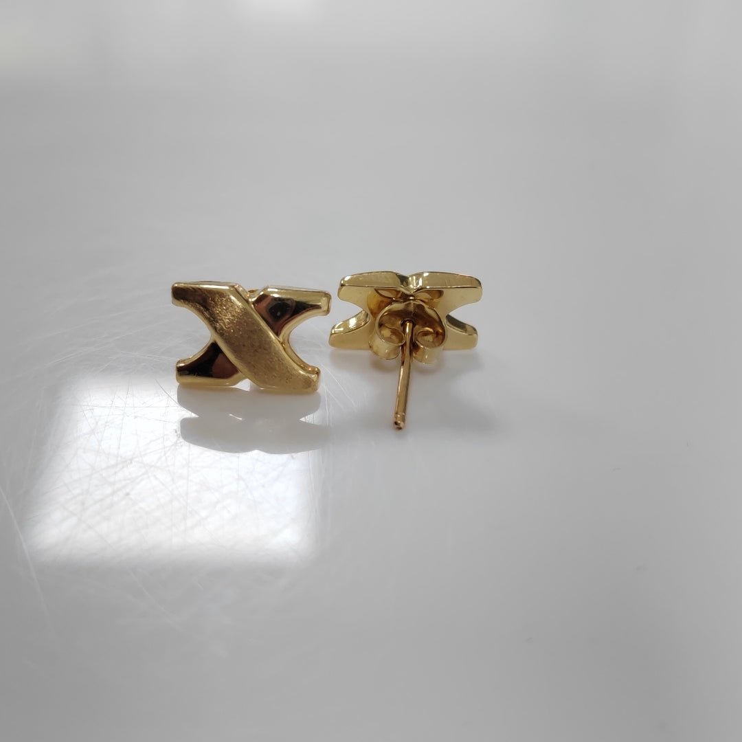 ARETES PAR ORO 14 K 1.9 GRMS (SEMINUEVO)