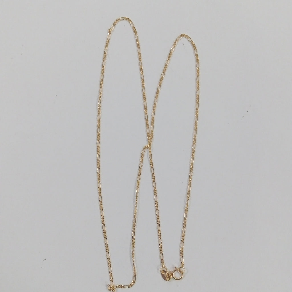 CADENAS TEJIDO 3X1 ORO 14K 55 CM 2.7 GR (NUEVO)