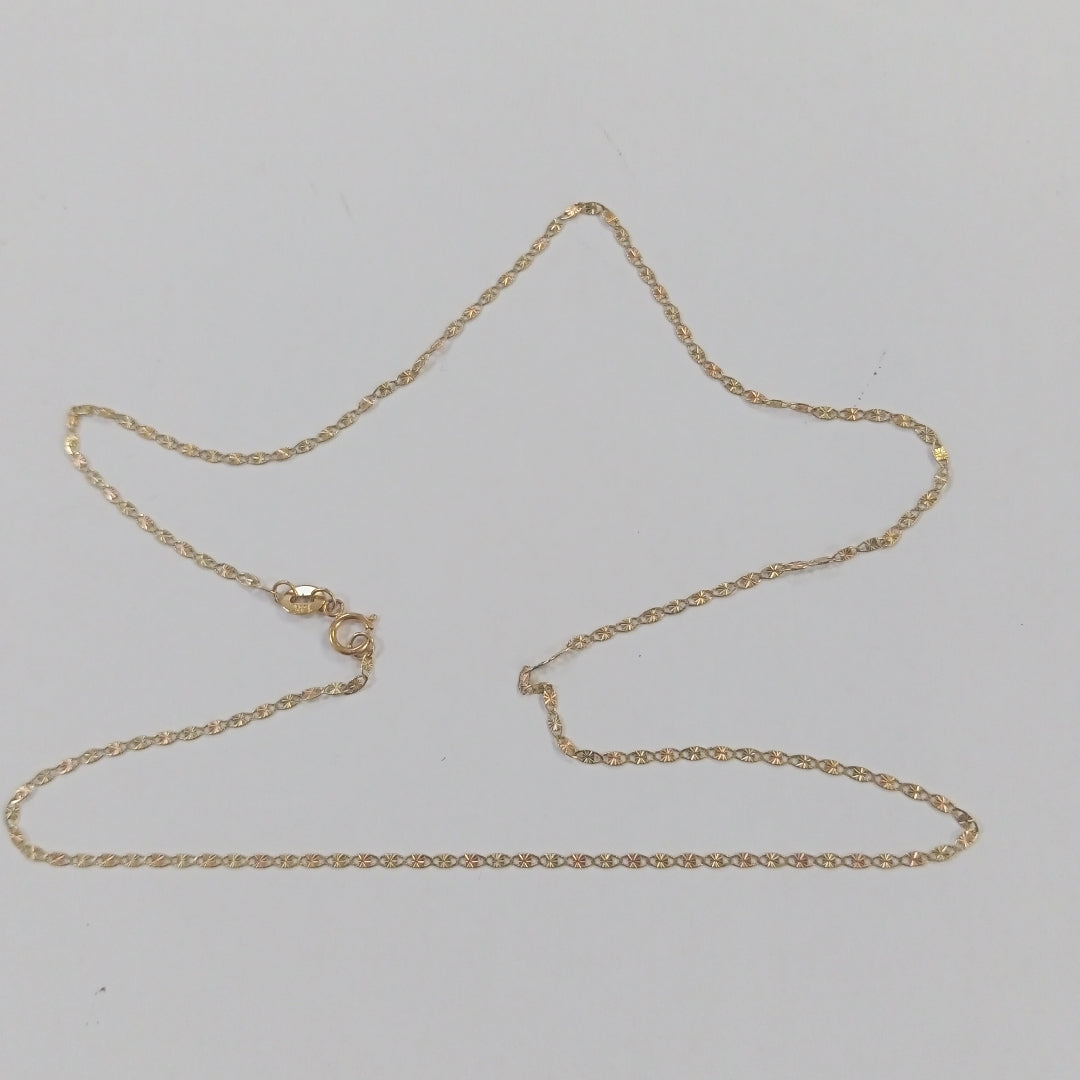 CADENA TEJIDO MARINERO 1.91GR 50 CM (NUEVO)