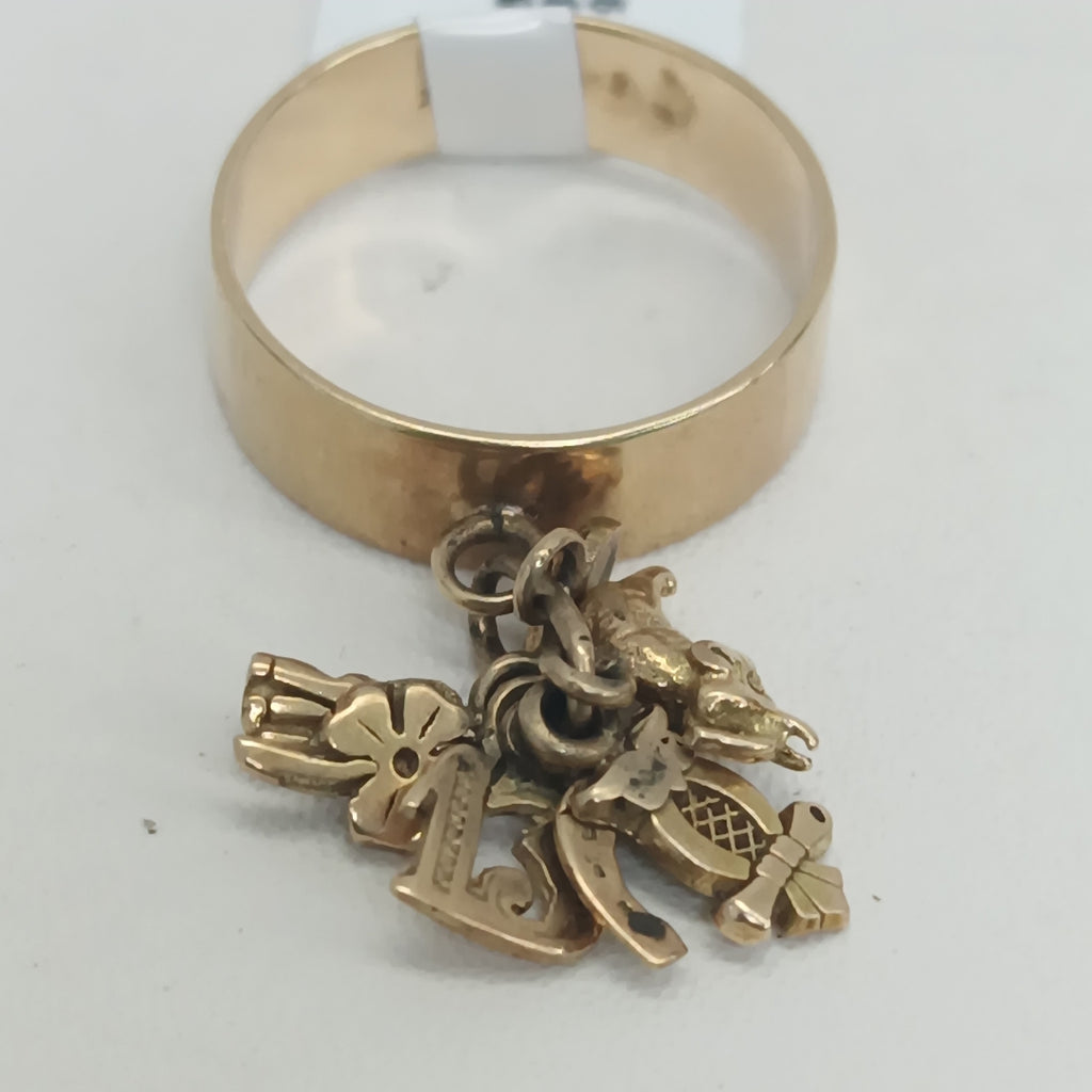 ARGOLLA DE LA SUERTE ORO 14 K 5,10 GRMS (SEMINUEVO)