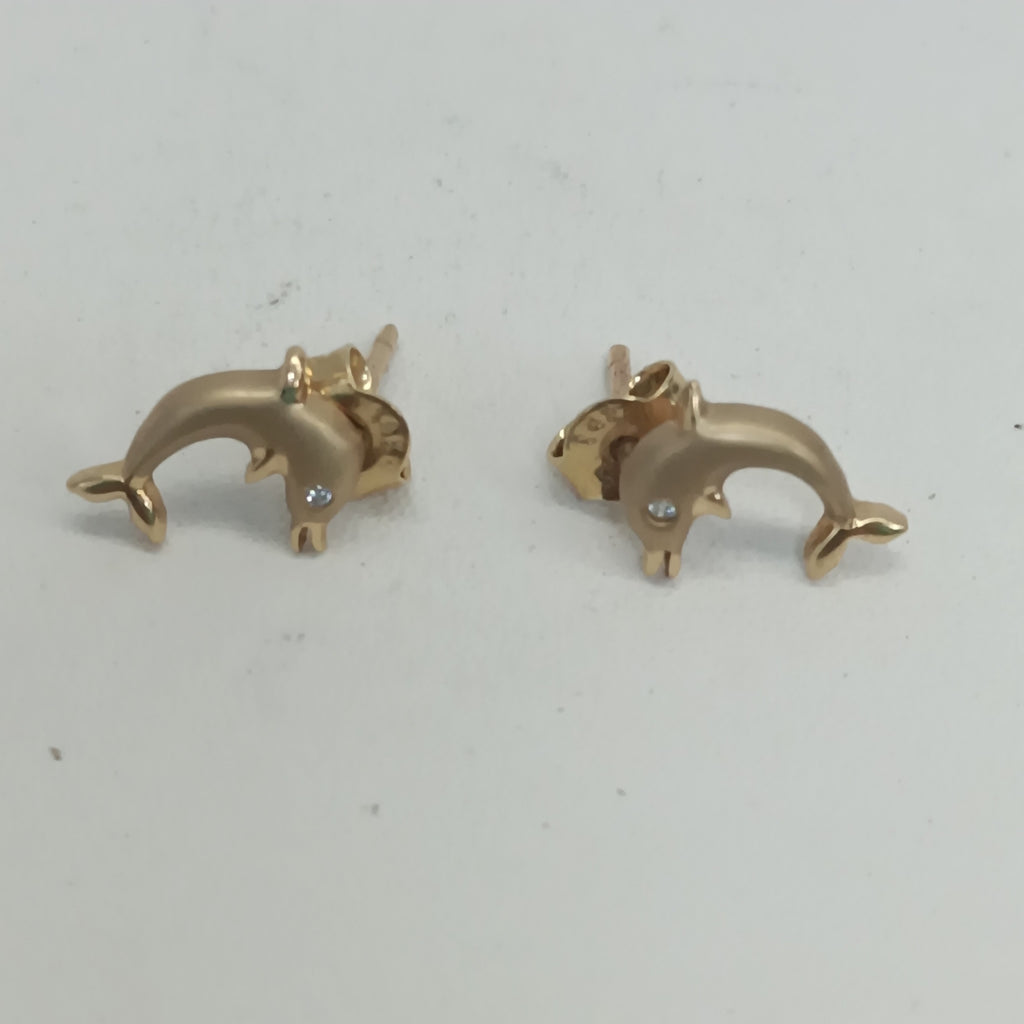 BROQUELES PAR ORO 14 K 1,40 GRMS (SEMINUEVO)
