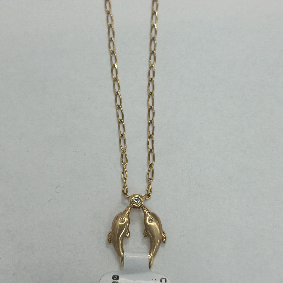 CADENA,DIJE ORO 14 K 3,10 GRMS (SEMINUEVO)