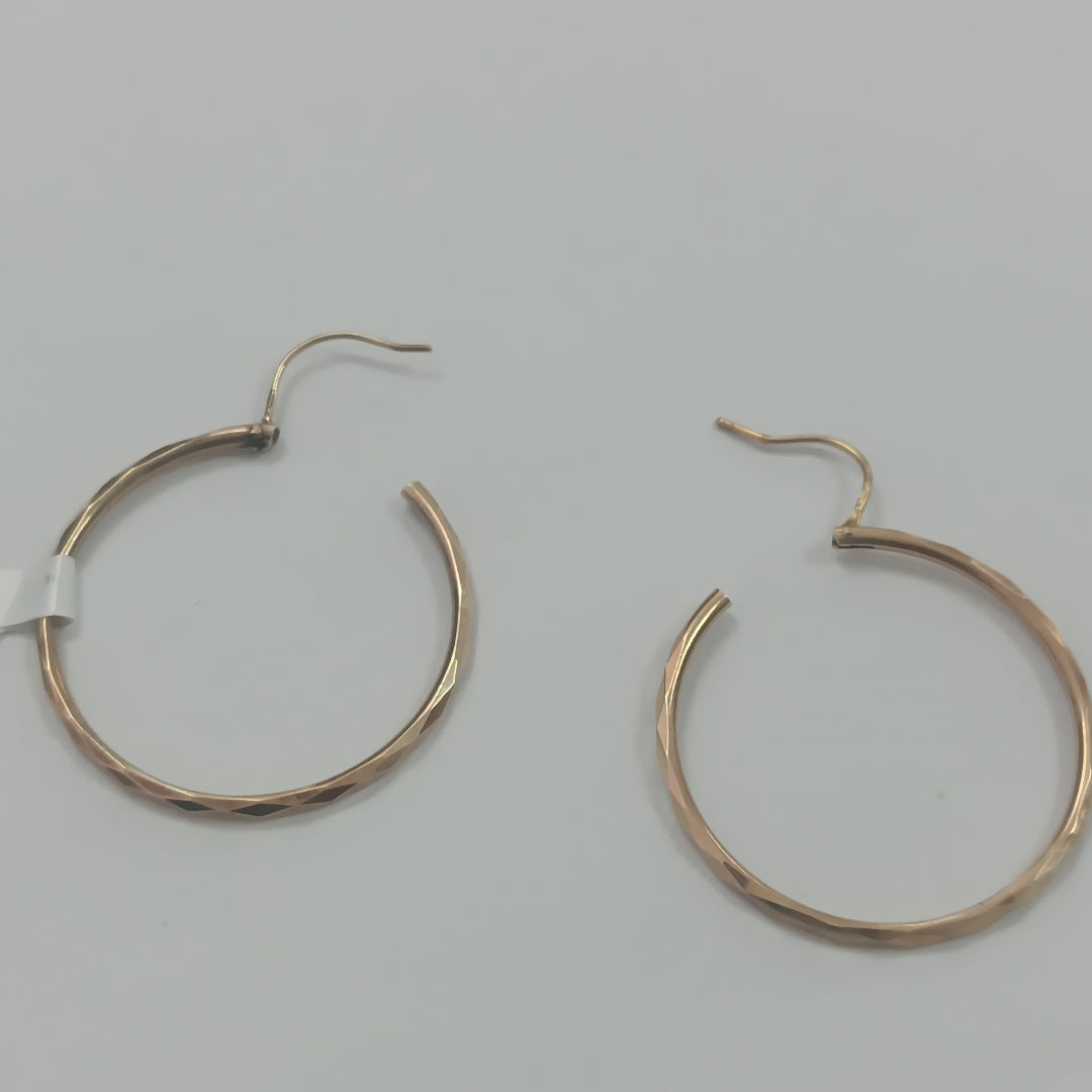 ARRACADAS PAR ORO 14 K 2.8 GRMS (SEMINUEVO)