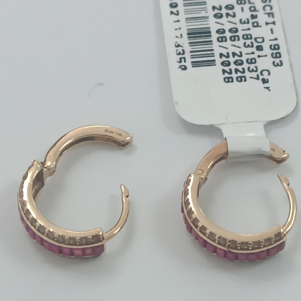 ARRACADAS PAR ORO 14 K 2.2 GRMS (SEMINUEVO)