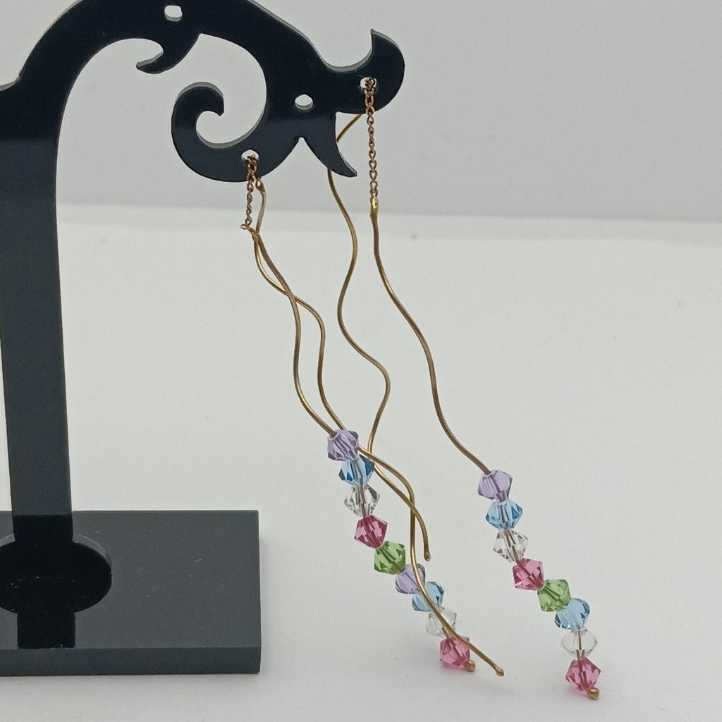 ARETES PAR ORO 10 K 2,10 GRMS (SEMINUEVO)