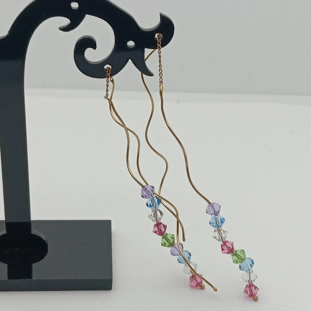 ARETES PAR ORO 10 K 2,10 GRMS (SEMINUEVO)