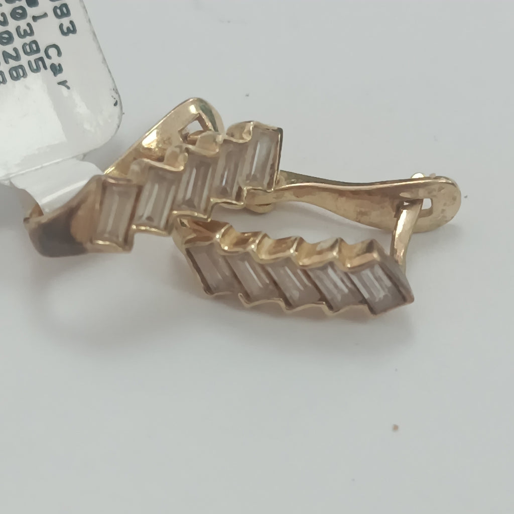 ARETES PAR ORO 14 K 3.8 GRMS (SEMINUEVO)