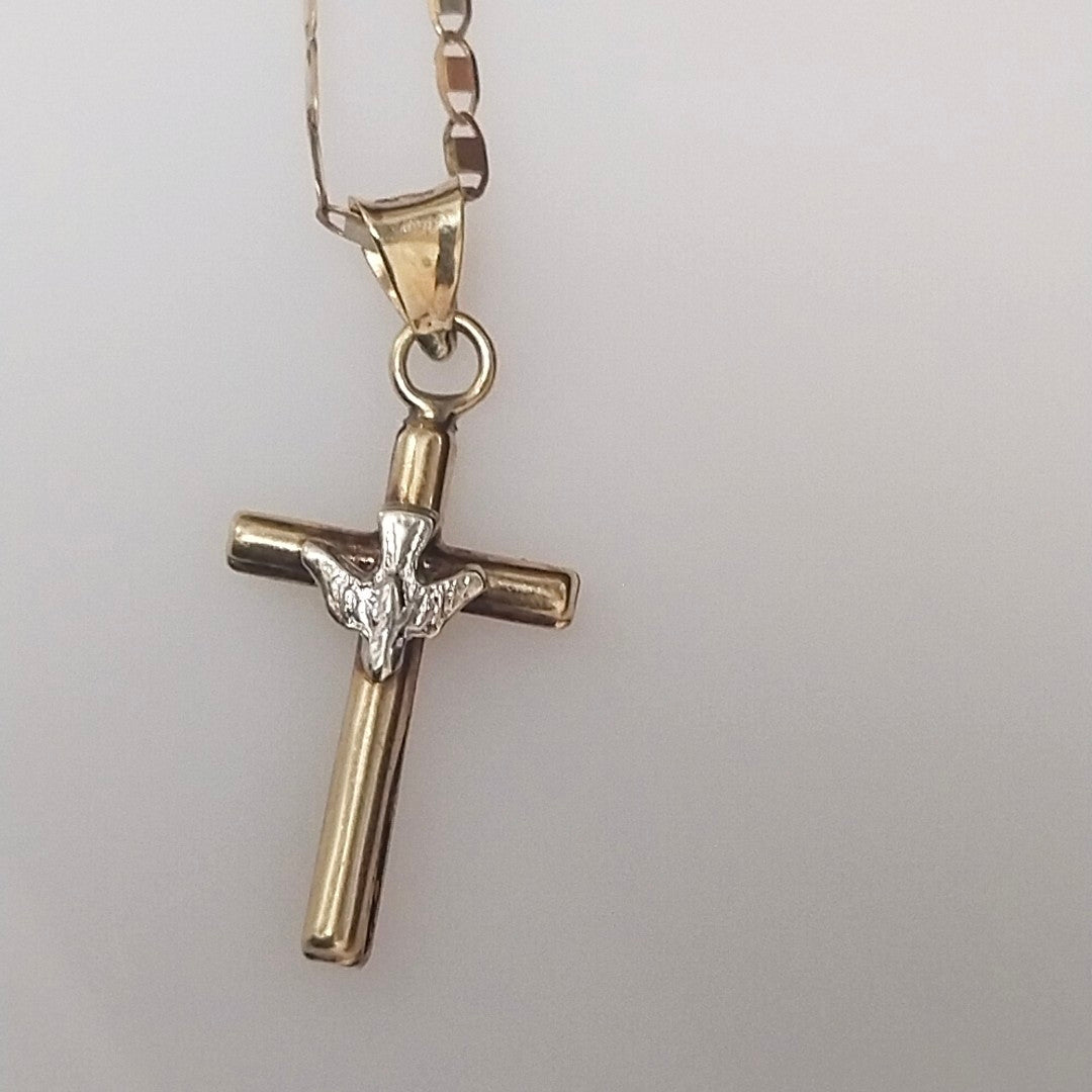 CADENA, CRUZ ORO 10 K 1.8 GRMS (SEMINUEVO)